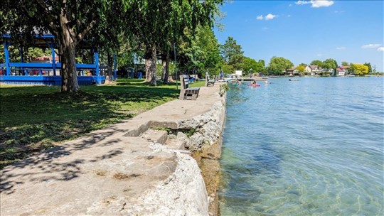 The redevelopment of the Wilson Park waterfront is progressing well  