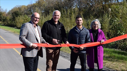 La MRC Beauharnois-Salaberry inaugure 5 km de piste cyclable