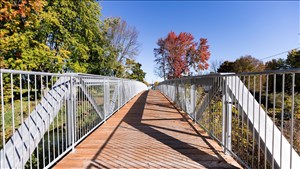 Inauguration du nouveau pont du Bedeau à Saint-Louis-de-Gonzague 