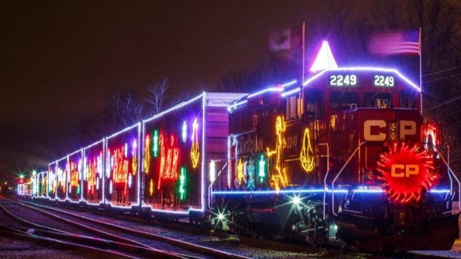 Le Train de Noël du CP s'arrêtera non loin d'ici