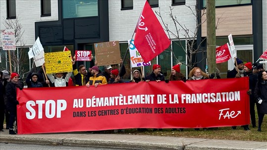 Protests in Vaudreuil-Dorion Over Cuts to Adult French-Language Services