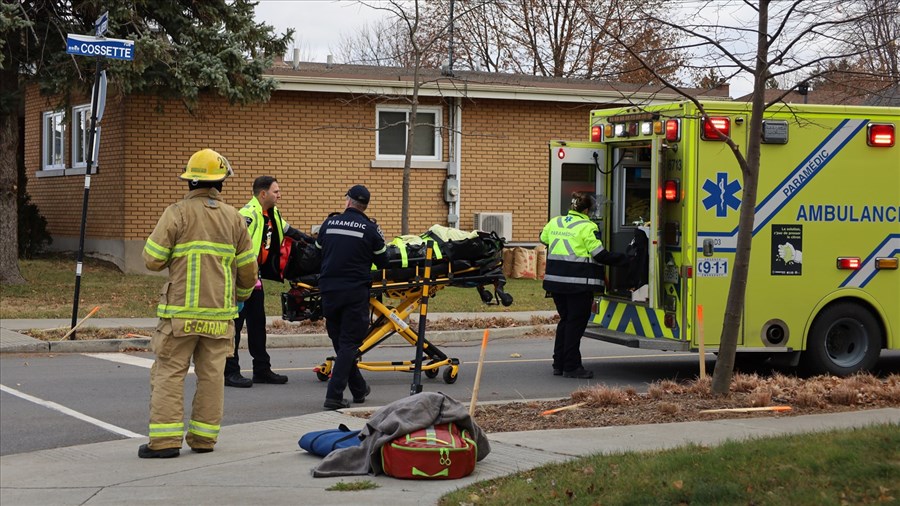 Une collision fait deux blessés à Salaberry-de-Valleyfield