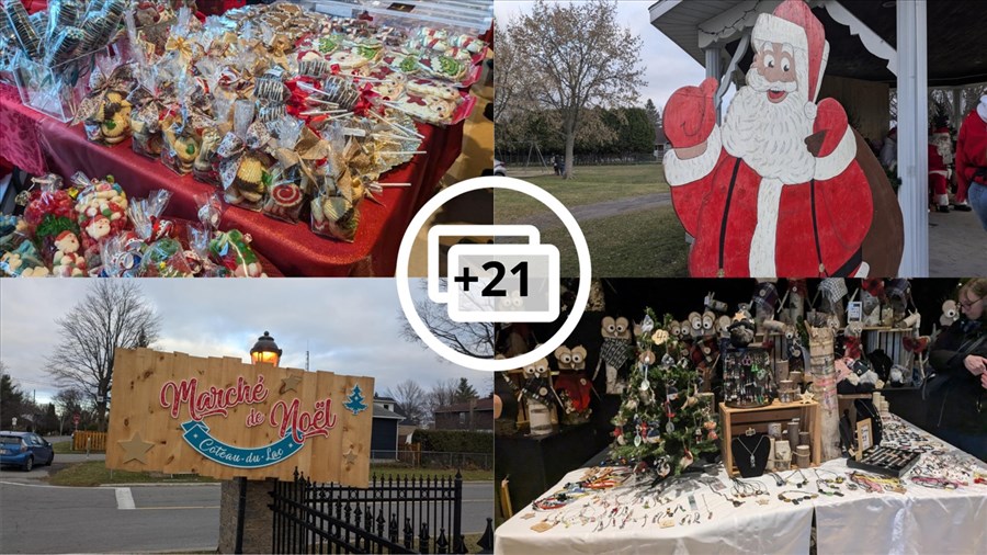 Retour en images sur le Marché de Noël de Coteau-du-Lac 