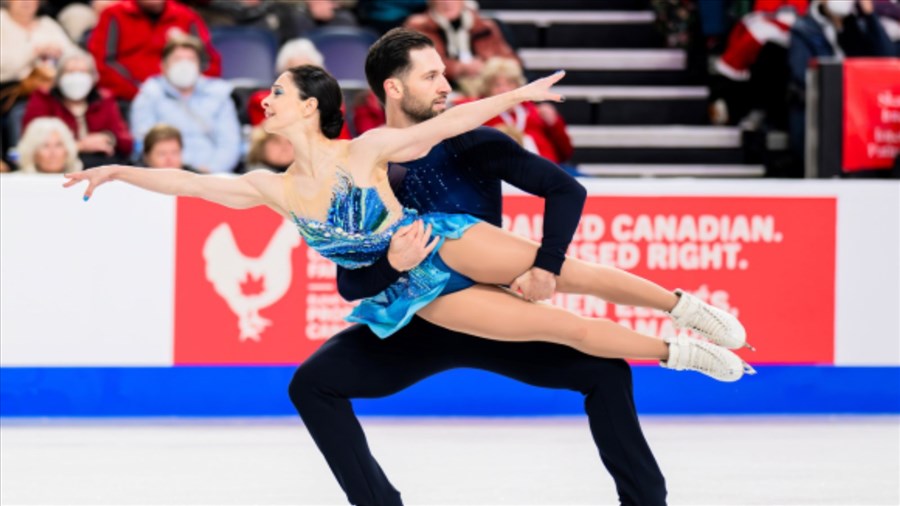 Finale du Grand Prix ISU: Maxime Deschamps et sa partenaire en vedette 