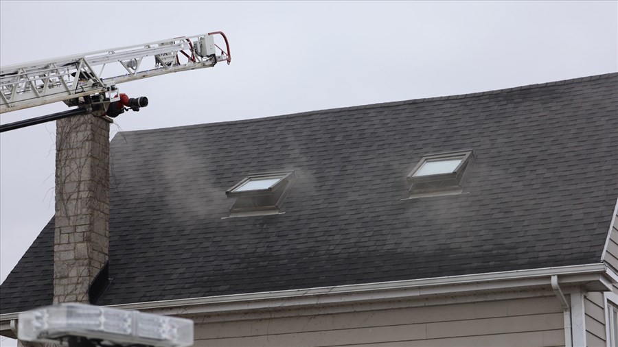 Feu de cheminée sur la rue Cardinal à Salaberry-de-Valleyfield 