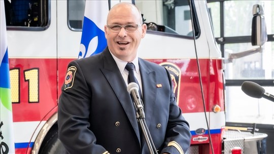 Stéphane Massicotte appointed Director of Vaudreuil-Dorion Fire Department  