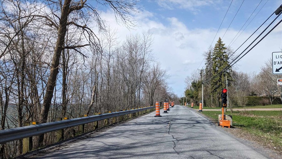 Chemin du Fleuve: des travaux prévus en août 2025 aux Cèdres