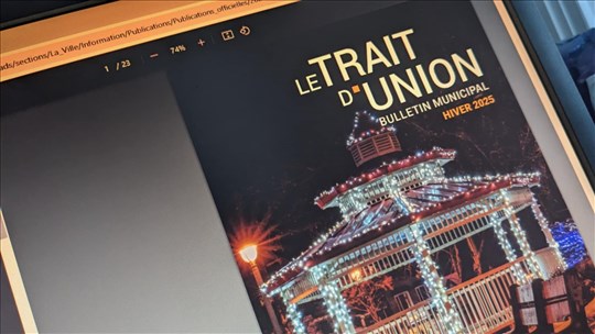 Exceptional distribution of the municipal newsletter Le Trait d'union 