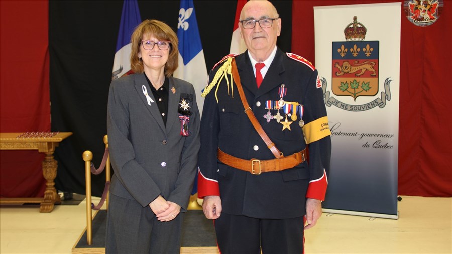 Une médaille du lieutenant-gouverneur pour célébrer 60 ans de bénévolat 