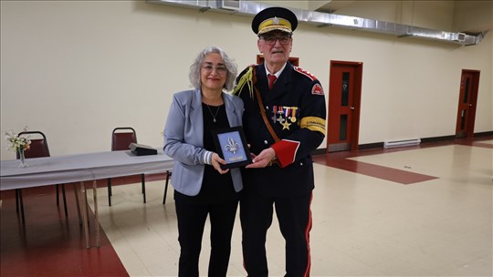 A Lieutenant-Governor's medal to celebrate 60 years of volunteering  