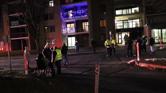 La cage d'ascenseur prend feu dans un HLM du boulevard du Havre 