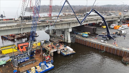 Pont de l'Île-aux-Tourtes: Pas de gestion dynamique de la circulation pour la période des Fêtes