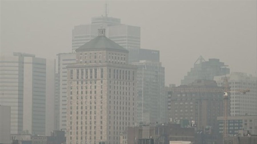 Environnement Canada lance une alerte au smog pour le sud-ouest du Québec