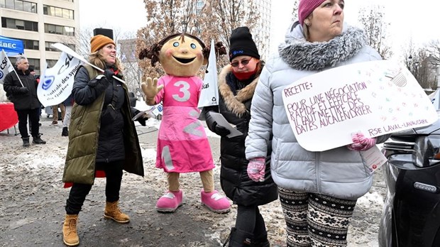 Moyens de pression dans les services de garde: Québec veut attendre les autres