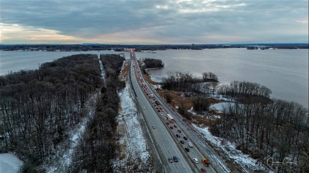 Fermeture complète du pont de l'Île-aux-Tourtes cette fin de semaine