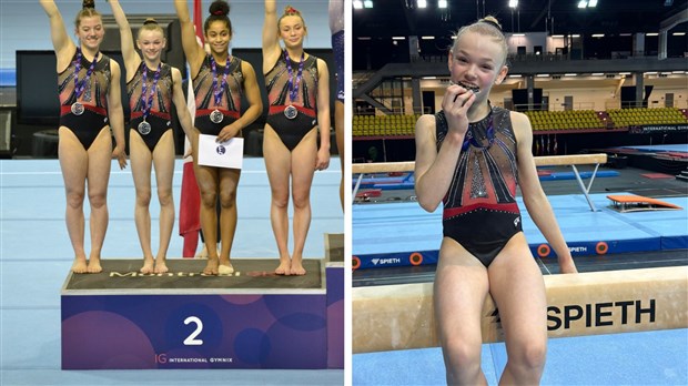 Coralie Demers stands out at L'international Gymnix in Montreal 