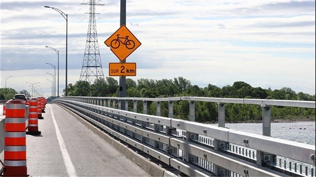 Le lien cyclable entre Coteau-du-Lac et Salaberry-de-Valleyfield ouvre ce mercredi 