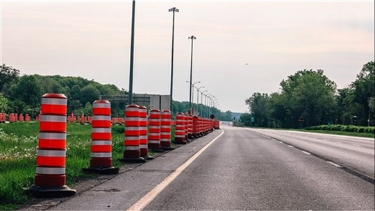 Rappel: Fermeture de nuit en direction de Montréal sur le pont de l'Île-aux-Tourtes