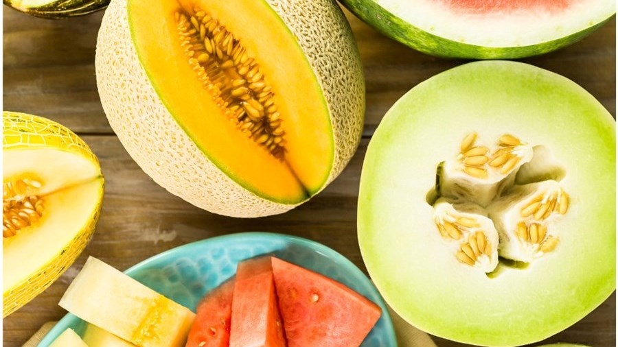 Melons can be contaminated with salmonella