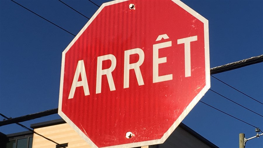 A stop sign will be added on Chemin Saint-Dominique