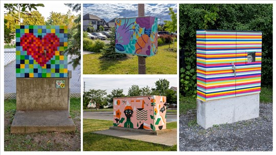 Embellissement artistique des boîtes électriques dans les parcs de Vaudreuil-Dorion