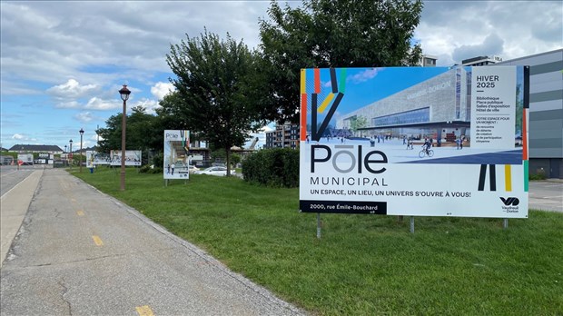 Le Pôle municipal de Vaudreuil-Dorion prend de plus en plus forme 