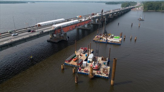 Fermetures de l'autoroute 40 et du pont de l'Île-aux-Tourtes à prévoir