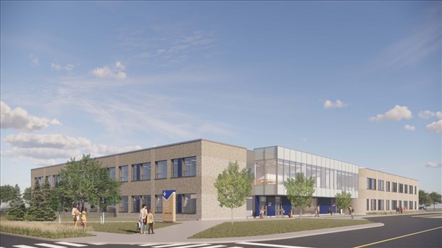 Début des travaux de la nouvelle école du secteur Grande-Île