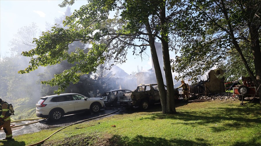 Un article de fumeur en cause dans l'incendie d'une résidence aux Cèdres 