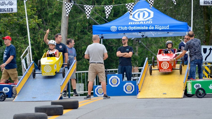 Club Optimiste : 65 participants à la course de boîtes à savon à Rigaud