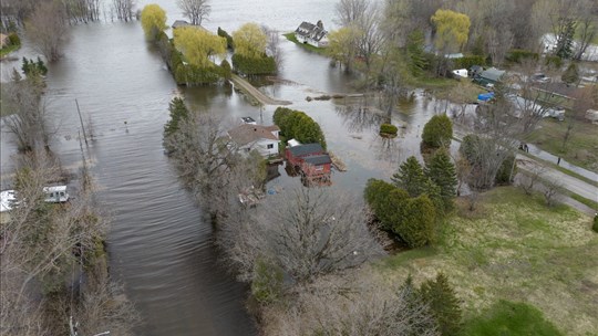 Grand Montréal: deux fois plus de bâtiments situés en zones inondables