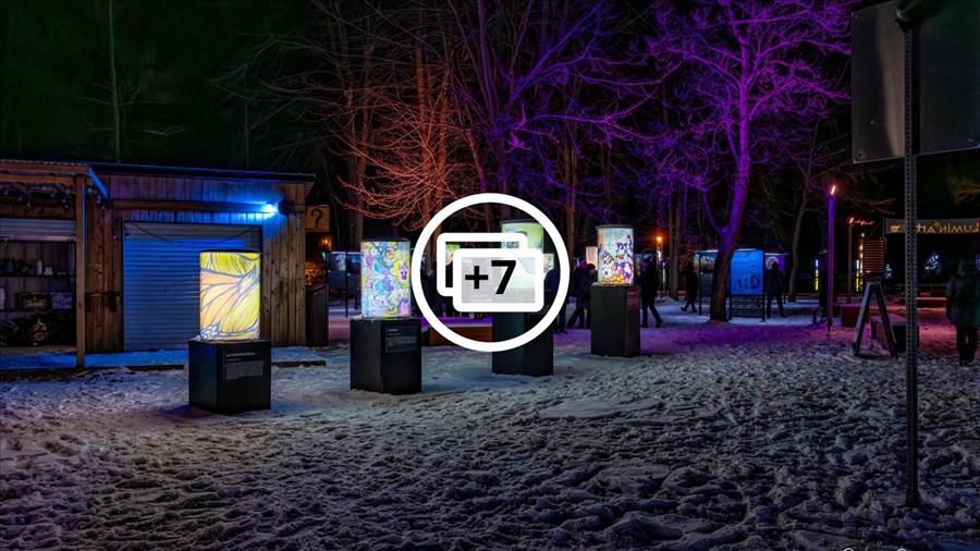 Découvrez la 5e édition de Lumin'Art au parc 405 d'ici le 16 février 