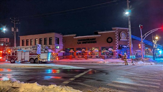 Un incendie se déclare au restaurant La Pataterie 