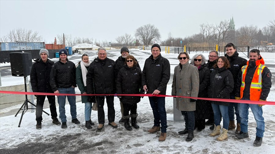 Beauharnois inaugure son écocentre le chemin des Hauts Fourneaux