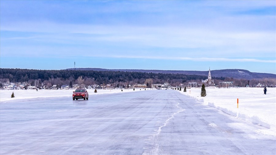 La Traverse sur glace Oka-Hudson est officiellement ouverte