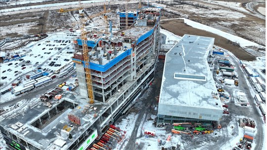 Progress on the Vaudreuil-Soulanges hospital site 