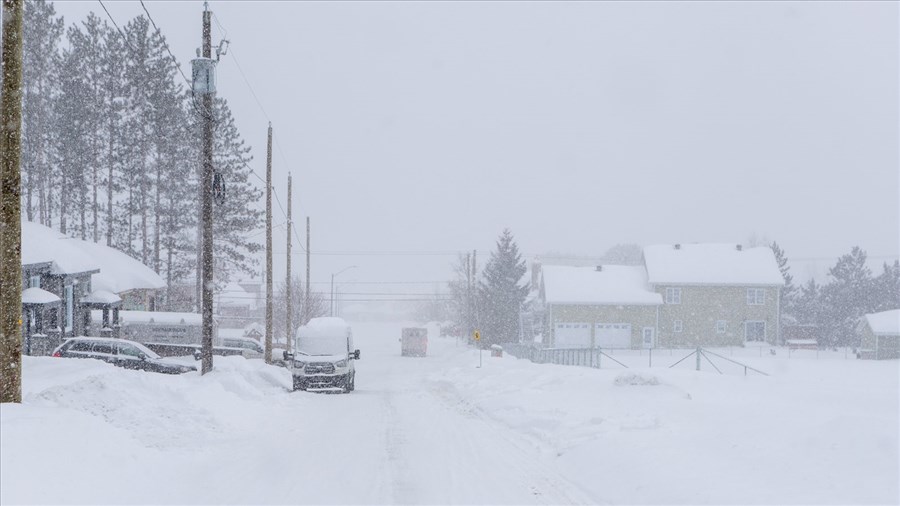 Jusqu'à 30 centimètres de neige sont attendus sur Vaudreuil-Soulanges