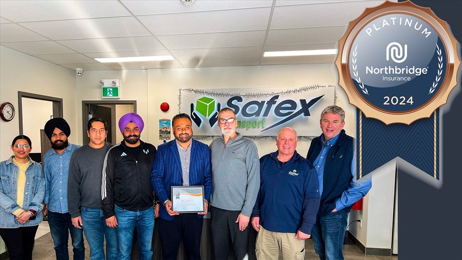 Safex Transport obtient le statut PLATINE de Northbridge Assurance