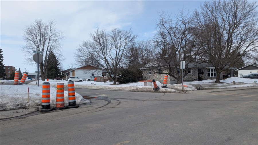 Entrave sur la rue Bourget à Vaudreuil-Dorion cette semaine 