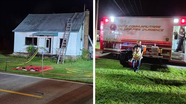 Une courte nuit pour les sapeurs de Vaudreuil-Dorion 