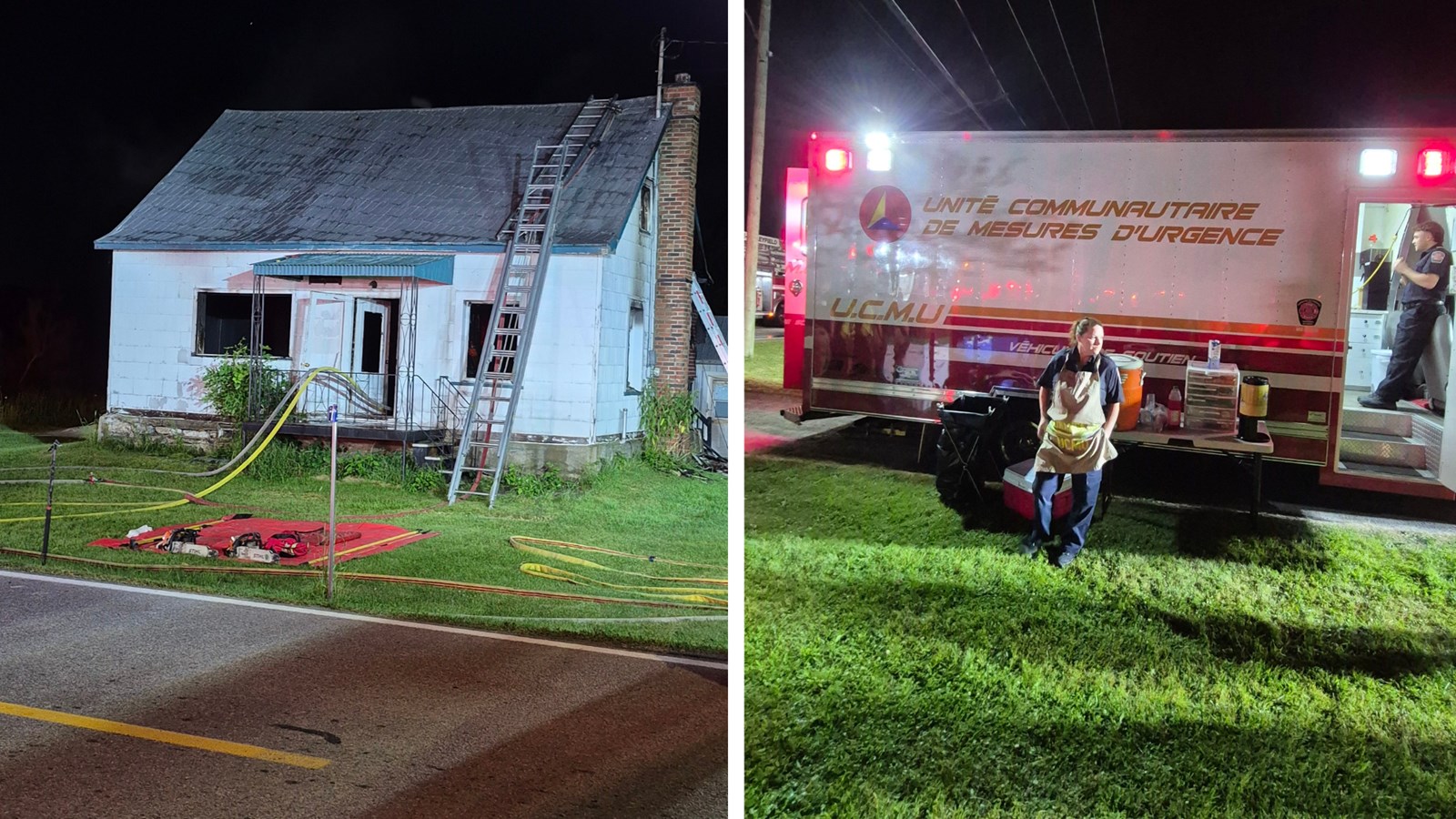 Une courte nuit pour les sapeurs de Vaudreuil-Dorion 