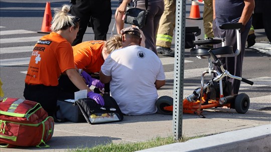 Un quadriporteur impliqué dans une collision à Salaberry-de-Valleyfield 