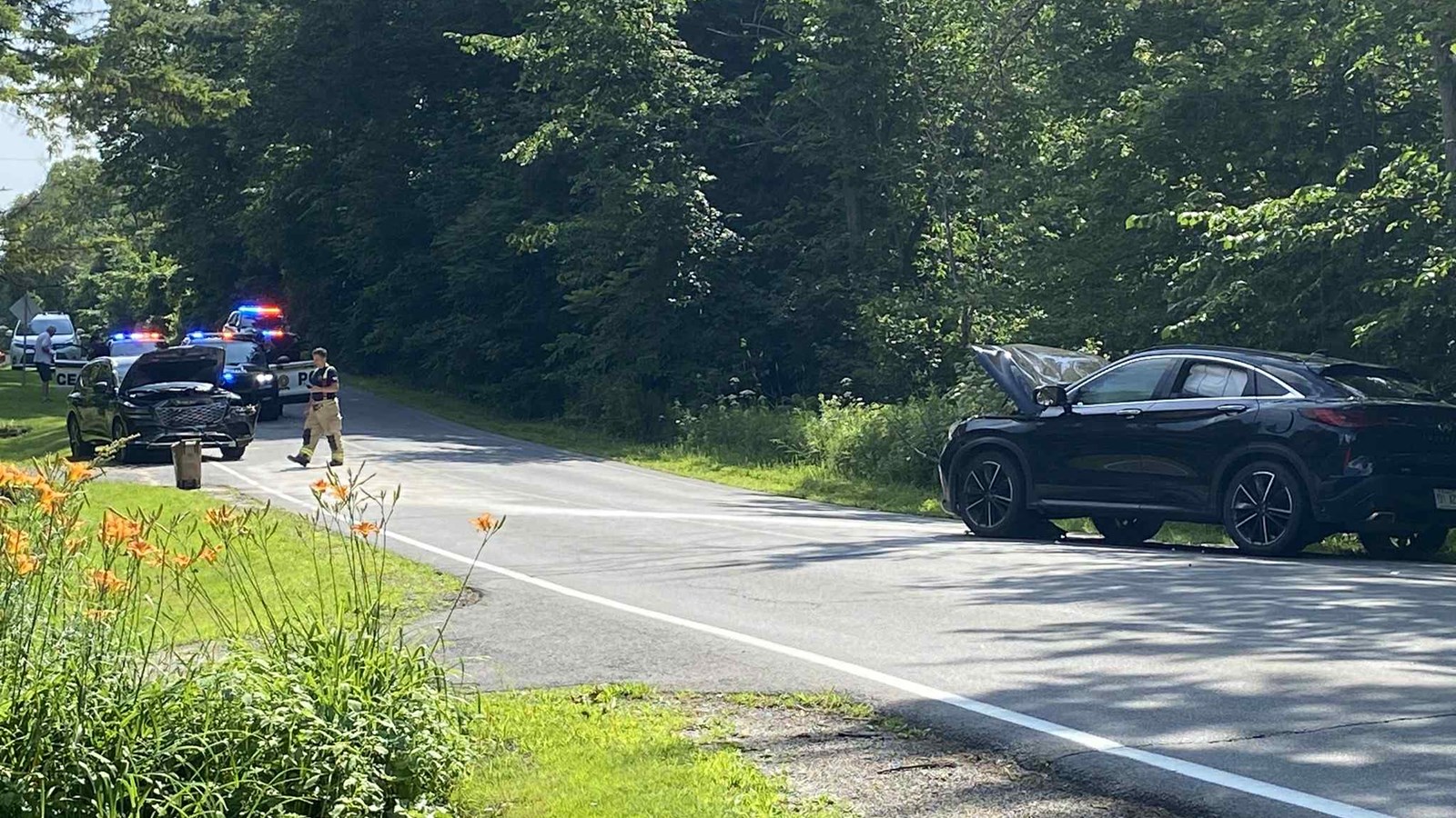 Une collsion entraîne la fermeture temporaire du chemin Côte Saint-Charles