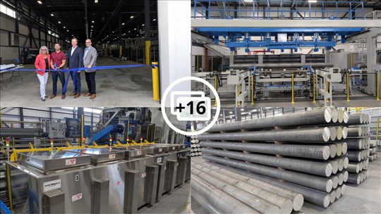 La première usine d'extrusion entièrement électrique débute ses activités  