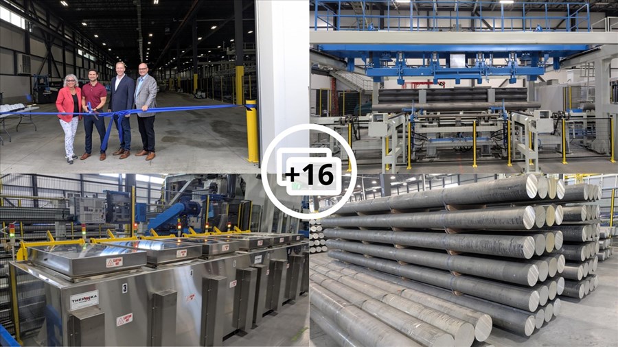 La première usine d'extrusion entièrement électrique débute ses activités  