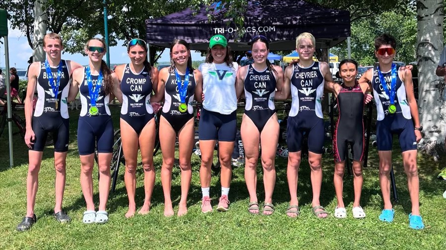 Collège Bourget : deux premières places au triathlon de Magog