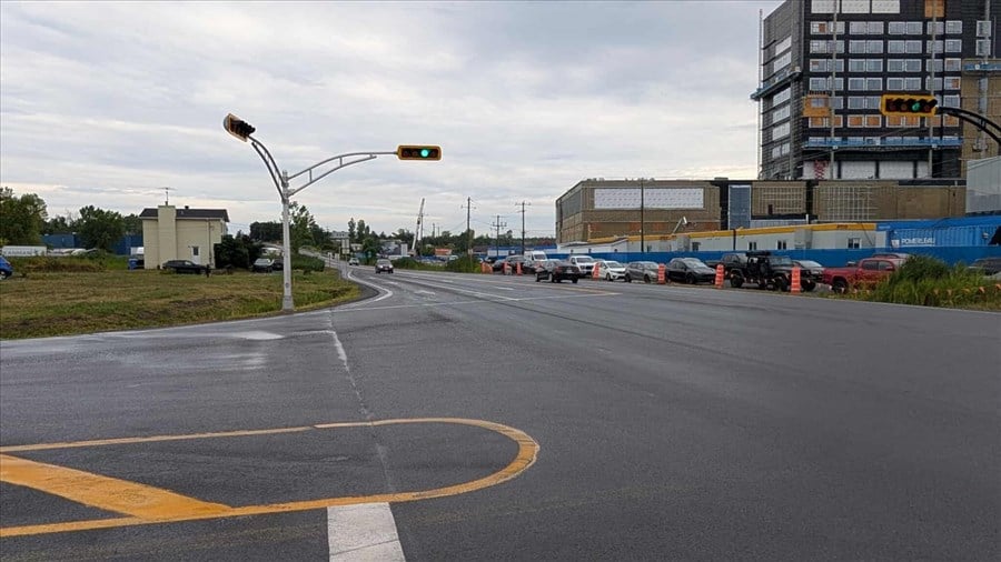 Travaux majeurs sur la route 340 en vue du futur hôpital régional