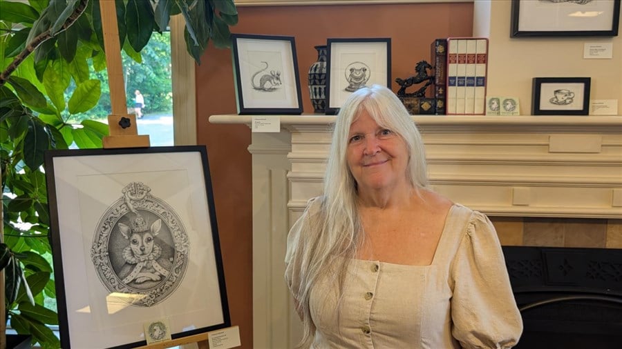 Johanne Mitchell à l'honneur à la bibliothèque de Saint-Lazare 