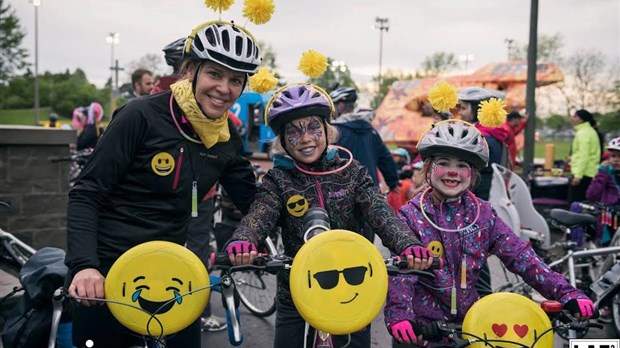 Pour une 3e année consécutive, la Virée Vélo illumine Salaberry-de-Valleyfield !