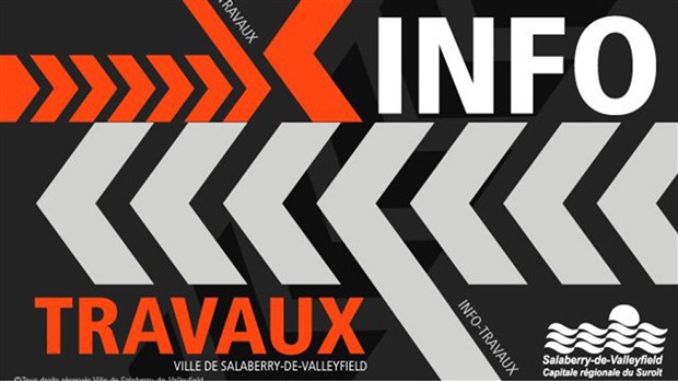 Fermeture partielle de la rue Larin à Salaberry-de-Valleyfield ce jeudi 10 janvier 